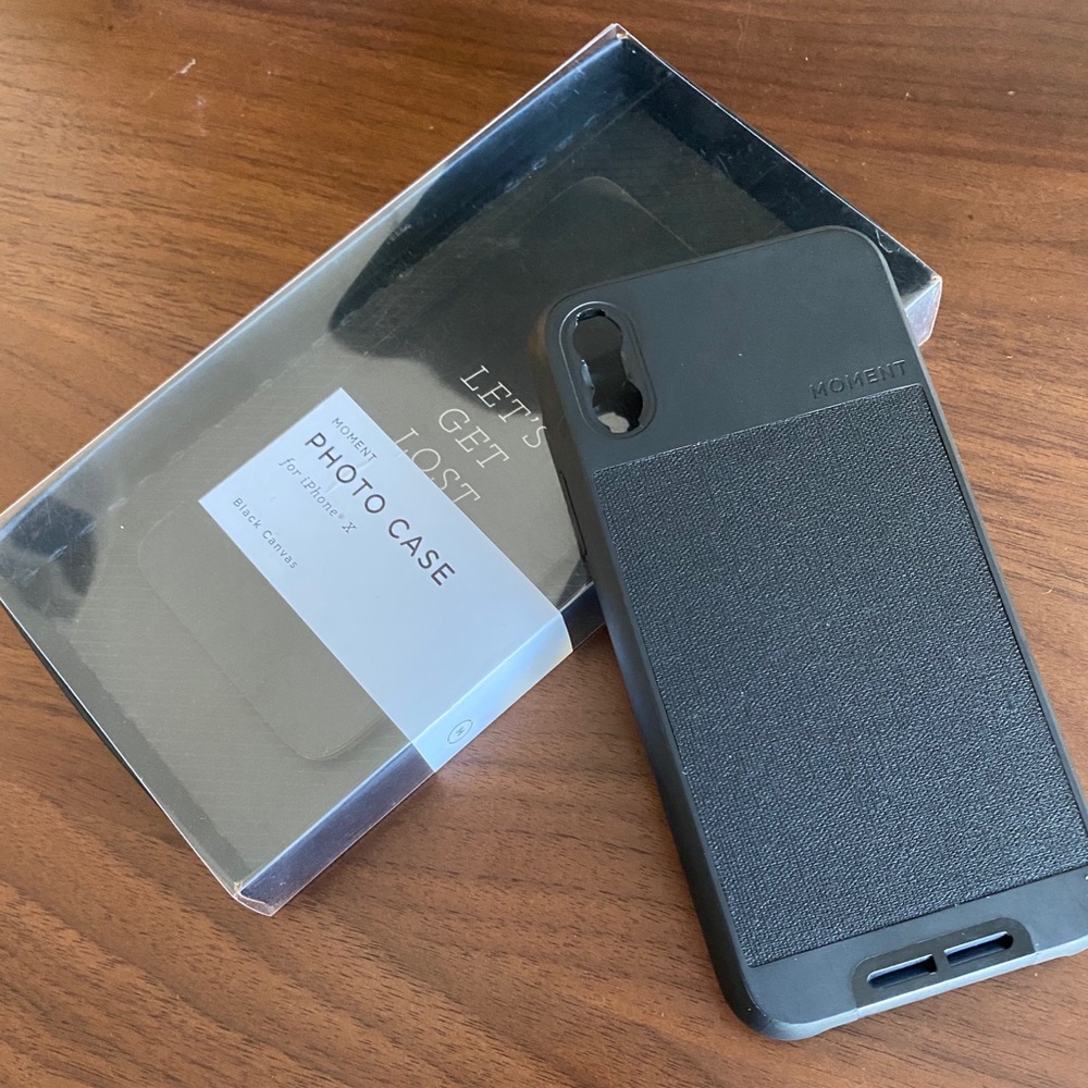 BRAND NEW Moment Lens Canvas Case iPhone X